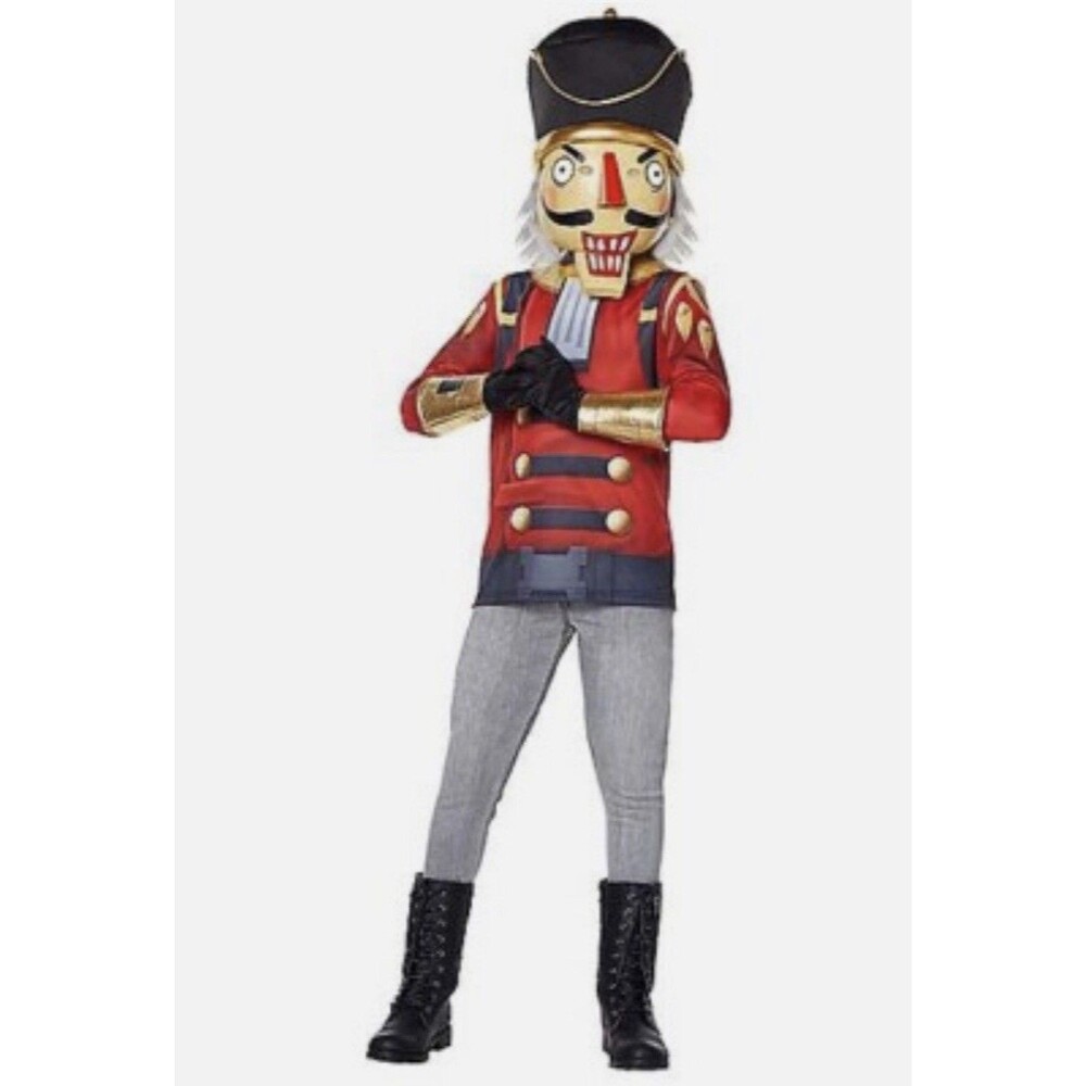 Fortnite Crackshot Costume Nutcracker Child Size M 8-10 Years New